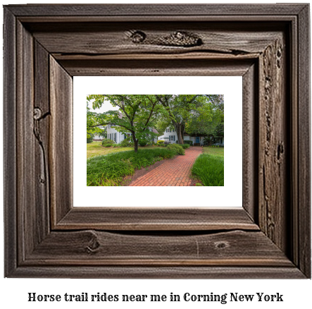 horse trail rides near me in Corning, New York